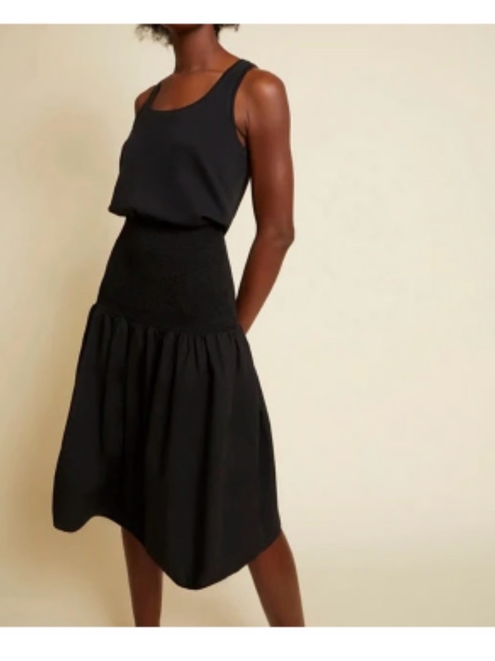 Nation ltd. Sahar Smocked Waist Midi dress